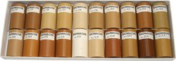 Baowachs-Sortiment G helle Holzfarbtöne / Trendfarben (20 Farben)