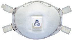 3M 9928 Schweissermaske FFP2S (EN 149) mit Ausatemventil, Schutz vor Metallrauch und Ozon / 10Stk.