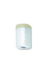 Abdeckfolie transparent gefaltet mit Crepe-Klebeband, 55cm/33m