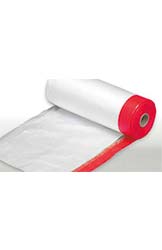 Abdeckfolie mit Spezialklebeband rot