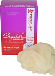 Tissu antipoussière Crystal Perfect Poly 22,3 x 45,7cm / 12pcs. (convient également aux vernis à base d'eau)