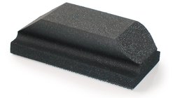Handblock 70x125mm, ohne Absaugung, GRIP, Moosgummi weich mit Griffmulde