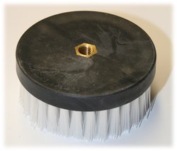 Brosse latérale PP-Soies Ø130mm/M14 0.6mm transparent 40mm
