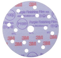 3M 260L+ 51155 Hookit Purple-Scheiben Ø150mm 15-Loch, P800