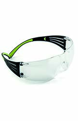 3M SF401AF Secure Fit Schutzbrille, gummierter Nasensteg und Bügel, AS/AF/UV, PC, klar