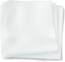 Chiffons de nettoyage 38x38cm blanc (5 pièces)