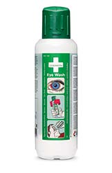725200 Cederroth Einweg-Augenspülflasche mit  steriler, isotonisch gepufferter Kochsalzlösung 0.9%, Inhalt 0.5 Liter