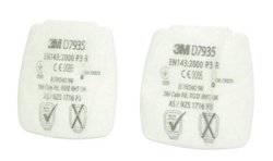 3M D7935 Secure Click filtres à particules remplacables P3 R 
**convient pour 3M D8055**