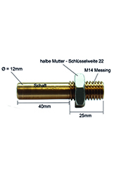 Halterung zu Reinigungs-Tellerbürste Ø130mm/M14