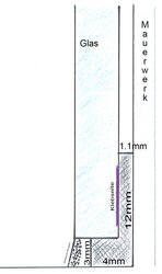 42820 SK (33695) Profil en silicone pour montage sur paroi arrière en verre (joint apparent 3mm)
Dureté: env. 75° Shore A
1-face auto-adhésif
Couleur: transparent / rouleau à 20m