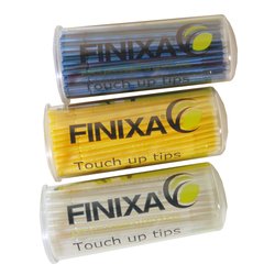 FINIXA Retuschierstäbchen Micro-Brush gelb FINE 1,5mm (100 Stk.)