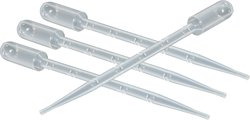 Pasteurpipetten aus PE, graduiert, Länge 217mm, 5ml / 250Stk.
