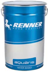 RENNER 1comp. vernis d'eau bicouche UV, mat soie 
YU-20C886/PG1, 25kg
(en conditionnement standard de 1kg, 5kg, 10kg, 25kg)