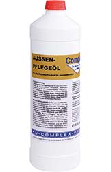 Complex huile d'entretien en extérieur blanc nature, 1l