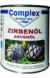 Complex Zirbenöl farblos, 25l
(Arvenöl)