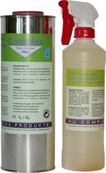 Complex ORA bois huile d'entretien blanc, 1l pulverisateur manuel