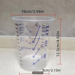 Eprouvette graduée, 50 pcs, 600ml