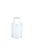 Flasche eckig leer 100ml transparent, inkl. Standardverschluss und Spritzeinsatz 